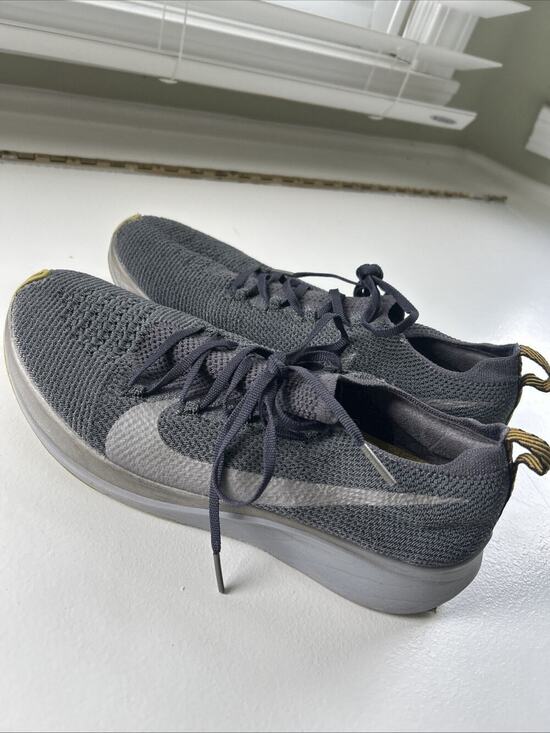 Nike Other - Men’s Nike Zoom Fly Flyknit Dark Gray Size 8 Running Shoes Sneakers 2018 EUC!